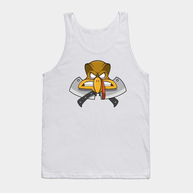 Thanksgiving Turkey crossbones Parody Tank Top by CoySoup